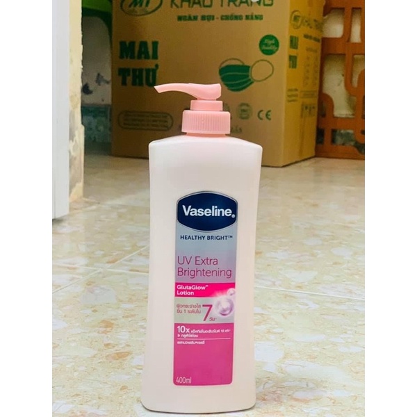 VASALINE 10X UV EXTRA BRIGHTENING THÁI LAN 400ml