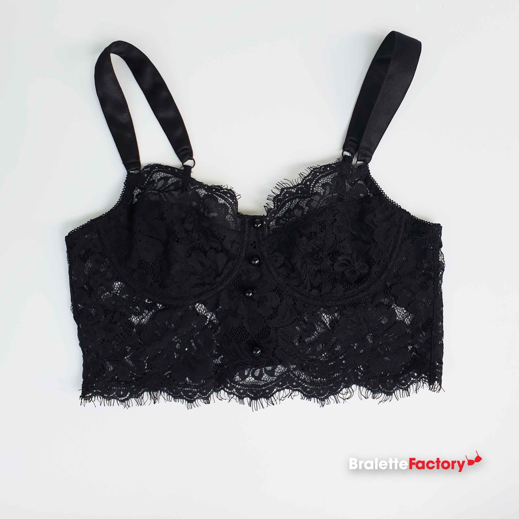 [Tặng mã 30k] Áo lót croptop BraletteFactory, áo lót ren mỏng sexy có gọng, mút lót, bralette hàng thiết kế [ mẫu N03] | BigBuy360 - bigbuy360.vn