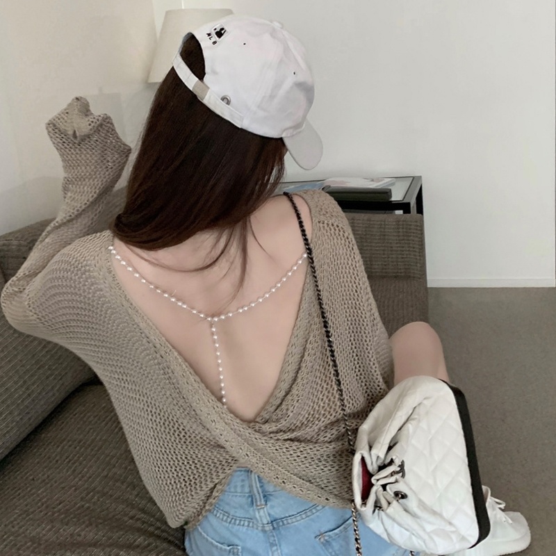 622132#Áo Khoác Chống Nắng Hở Lưng Thời Trang Mùa Hè