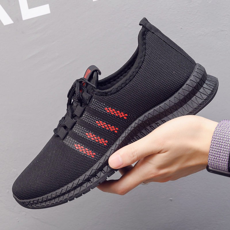 Giày Thể Thao Thời Trang Đế Đen Cá Tính 3Fashion Đế Cao Su Nhẹ Êm - 3149 Sọc | BigBuy360 - bigbuy360.vn