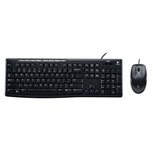 Bộ chuột và bàn phím có dây Logitech - MK200