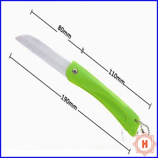Dao Sứ Gọt Hoa Quả Gấp Gọn Không Gỉ Set { H }