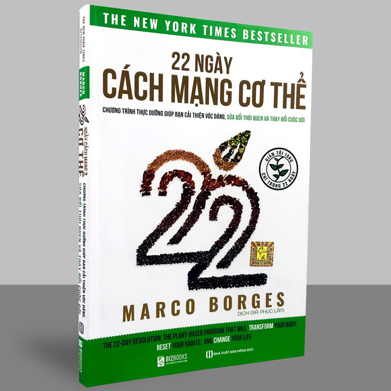 Sách - 22 Ngày Cách Mạng Cơ Thể (Marco Borges)