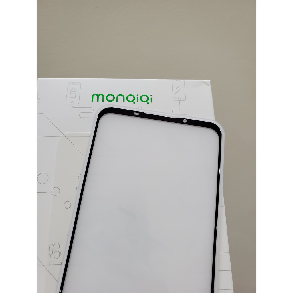 Kính cường lực MONQIQI Black Shark 3 / Shark 4 / 4 Pro Full màn viền mỏng trơn mượt hạn chế vân tay