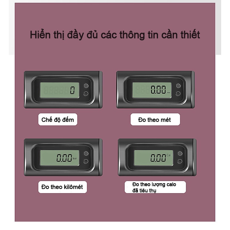 Bộ nhảy dây thông minh_Nhảy dây không dây_Có đồng hồ điện tử