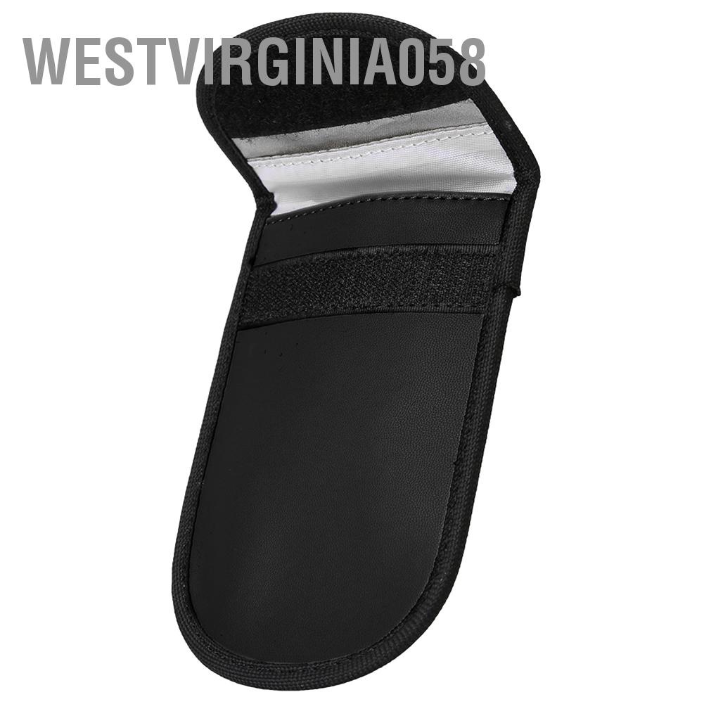 Westvirginia058Hai lớp RFID chìa khóa xe fob túi chặn tín hiệu chống quét túi chặn