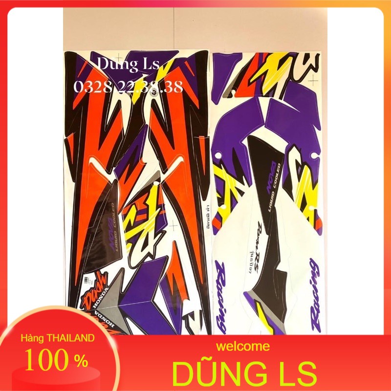Tem dán xe, Tem NOVA DASH 125 đời 97 Thailand