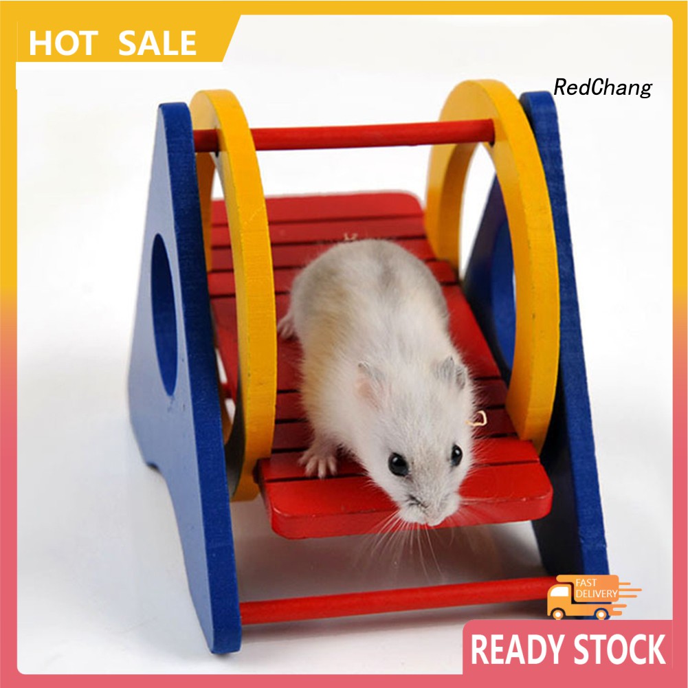 Bập bênh gỗ vui nhộn dành cho chuột hamster