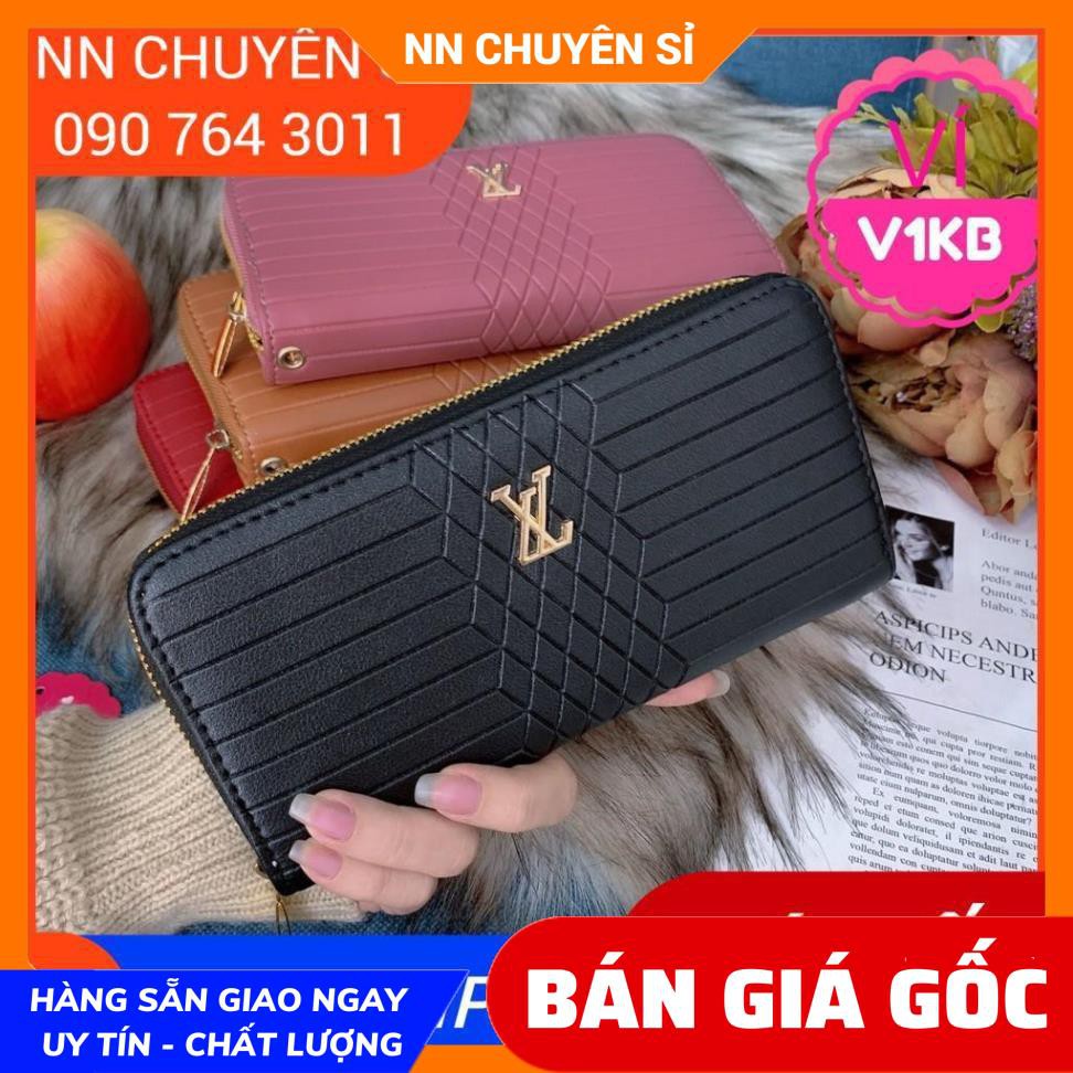 VÍ DÀI LV CHẤT DA ĐẸP CHUẨN QC ❤100% ẢNH THẬT❤