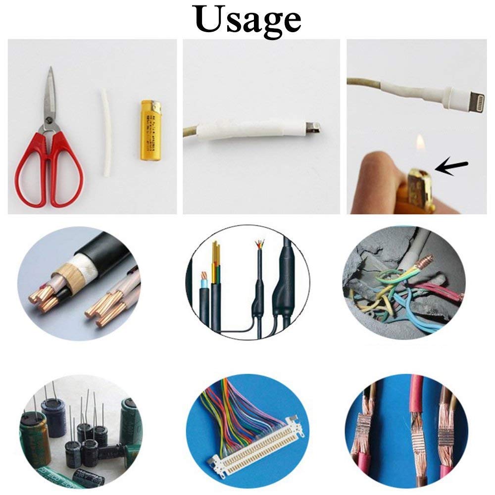 [328 Pcs] [ Heat Shrink Sleeving Tubing ] [Electrical Wire Cable Wrap] [Assortment Electric Insulation Heat Shrink Tube]
