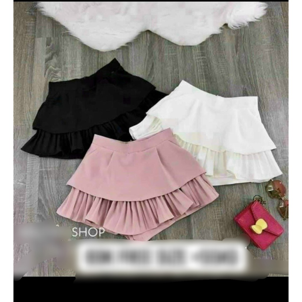 Chân Váy Ngắn Xếp Ly Hai Tầng Đủ Size ( Video thật ) | BigBuy360 - bigbuy360.vn