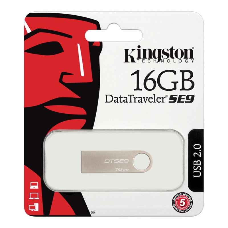 USB Kingston SE9 dung lượng 4GB, 8GB, 16GB, 32GB, 64GB nhỏ gọn chống nước và bền bỉ