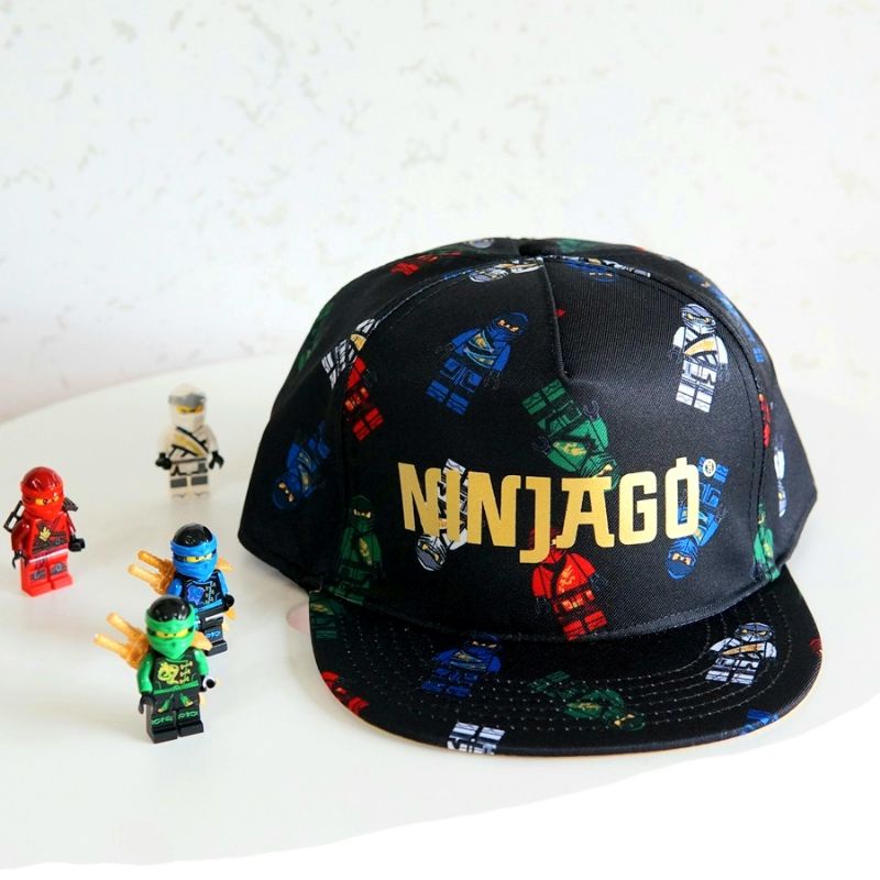 Mũ , nón Bé 4-12 tuổi, lưỡi trai Hiphop HM xuất dư xịn - Ninjago cho bé trai 4-12y