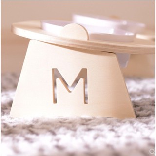 [Order] bát thức ăn đế gỗ cho mèo cưng