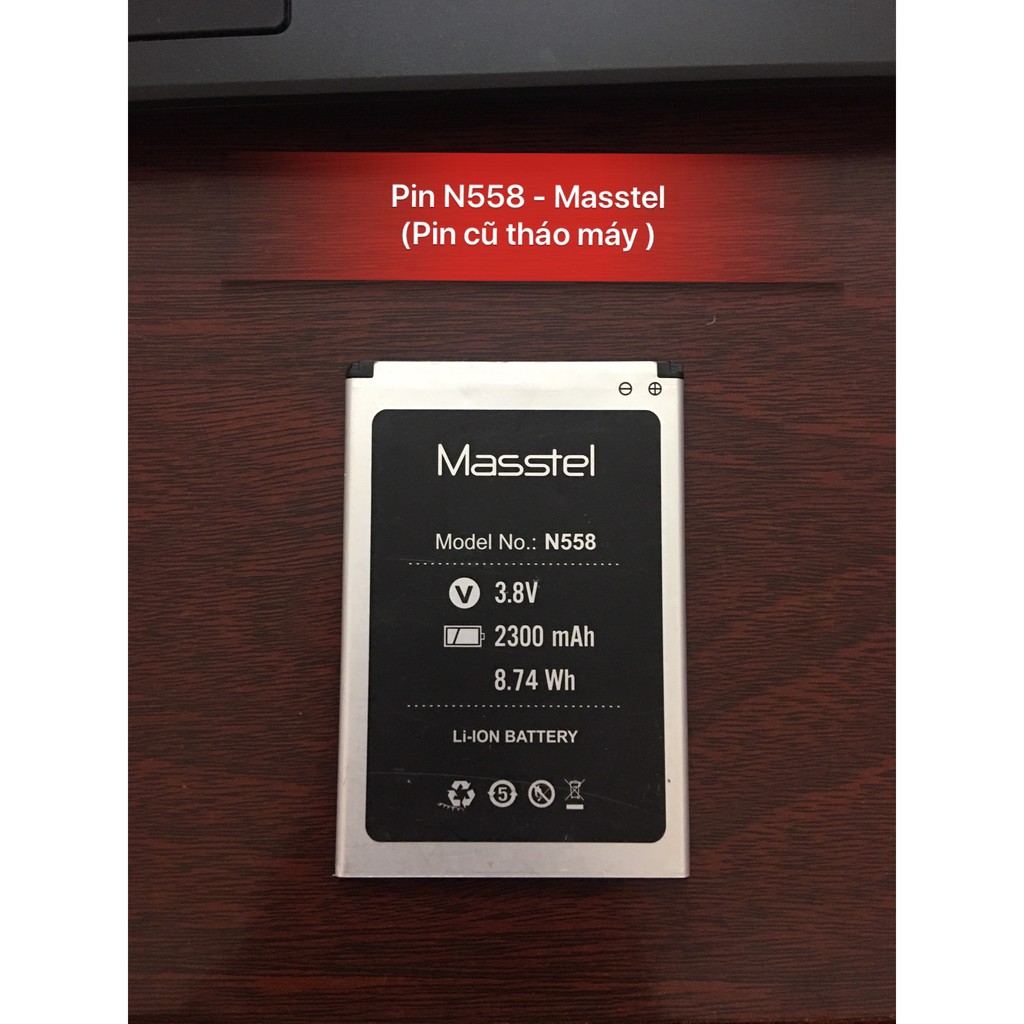 Pin N558 - Masstel (Pin hàng tháo máy)