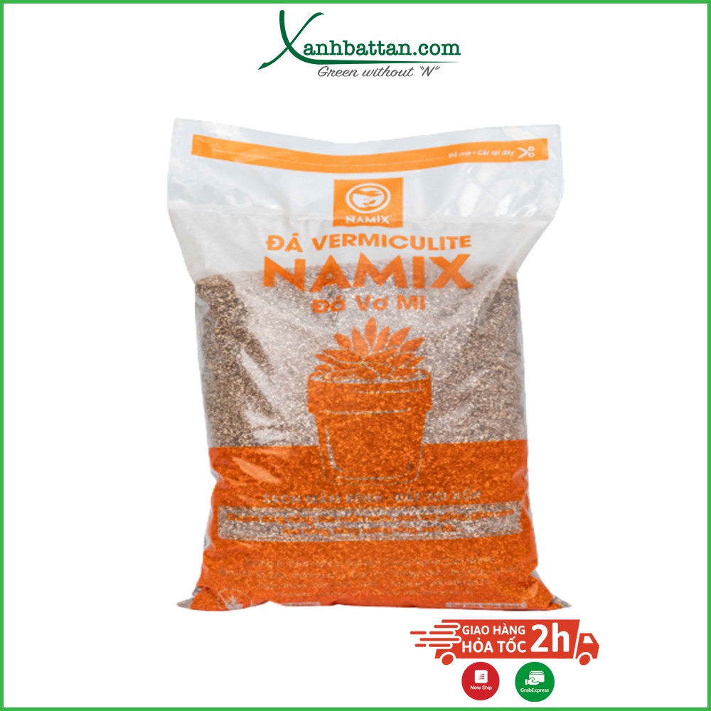 Đá Vermiculite Trộn Đất Trồng Hoa Hồng Và Rau Mầm Túi 5 dm3