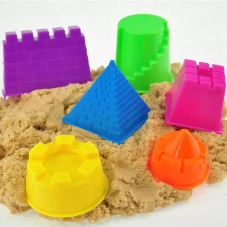 Khuôn lâu đài NHỎ - Bộ khuôn chơi Cát động lực - khuôn tạo hình cát dẻo - cát vi sinh - đất nặn - Smart Toy 251.