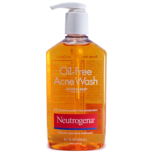 Sữa rửa mặt Neutrogena Oil-Free Acne Wash