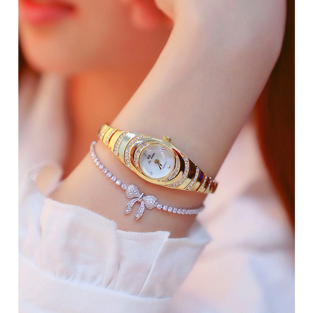 Đồng Hồ Nữ BS Mặt Mini Giảm 15K [ DONG HO NAM ] [FREESHIP + TẶNG VÒNG TAY] Ưu đãi mua đồng hồ nữ tại shop