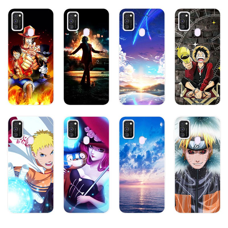 Samsung Galaxy M30S TPU Silicone Cartoon Case for Samsung M30S M 30S  Casing Printed Anime Soft Case
