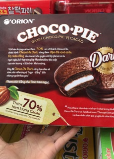 Chocopie mới - thêm 70% cacao