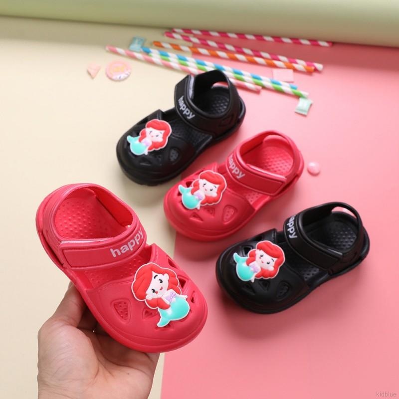 Dép Quai Ngang Màu Trơn Cho Bé Trai