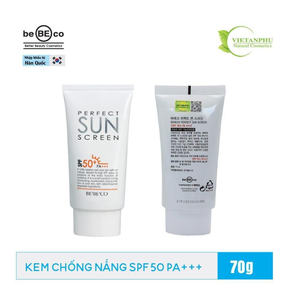 Kem chống nắng  BEBECO PERFECT SUN SCREEN SPF 50/PA+++