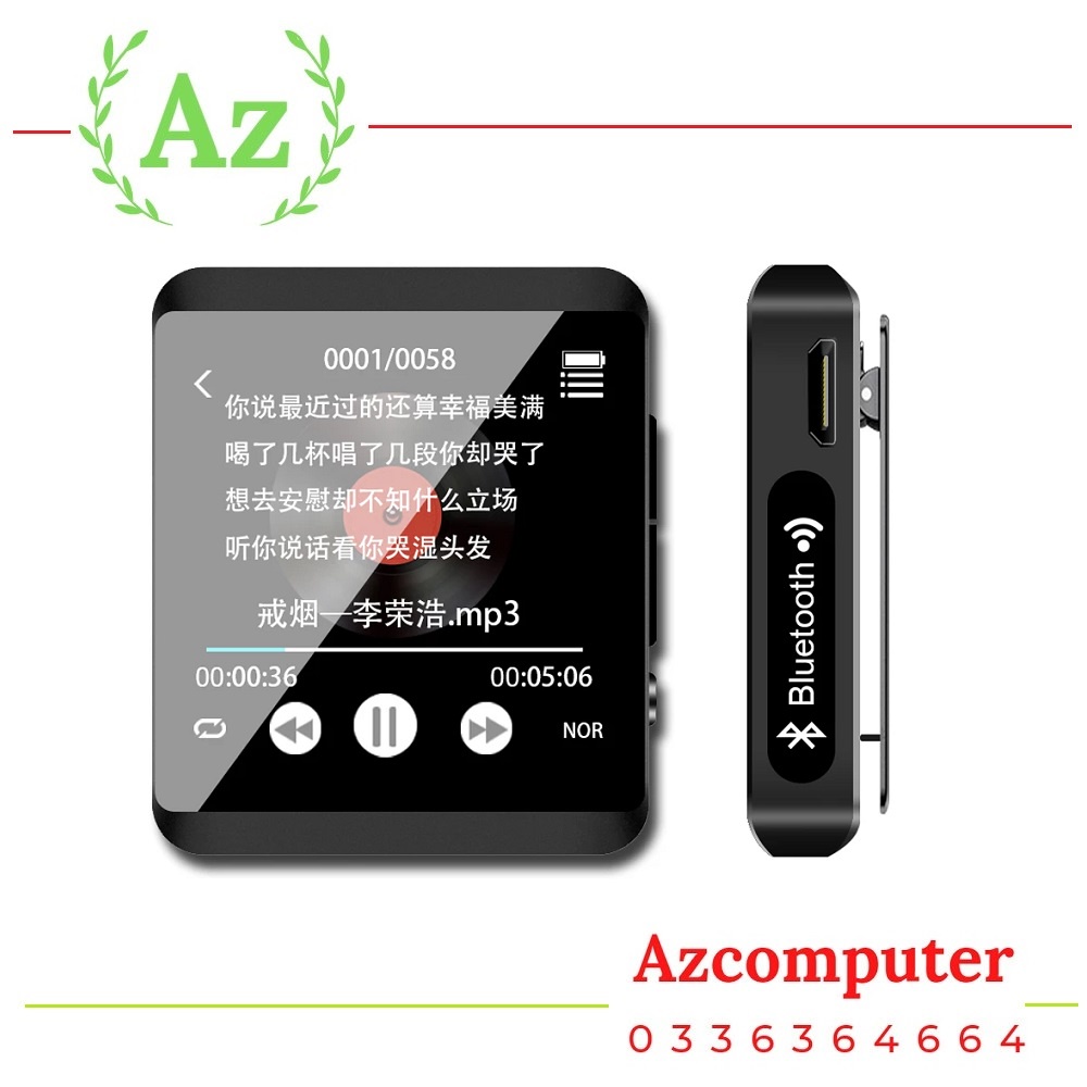 [Mã ELHACE giảm 4% đơn 300K] Máy Nghe Nhạc MP3 Màn Hình Cảm Ứng Bluetooth Ruizu M5 Bộ Nhớ Trong 8GB