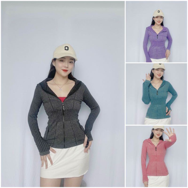 [Size M, L, XL]. Áo Khoác Thể Thao Nữ Ôm Body Mẫu Mới Hàng Cao Cấp 2020 [KB21]