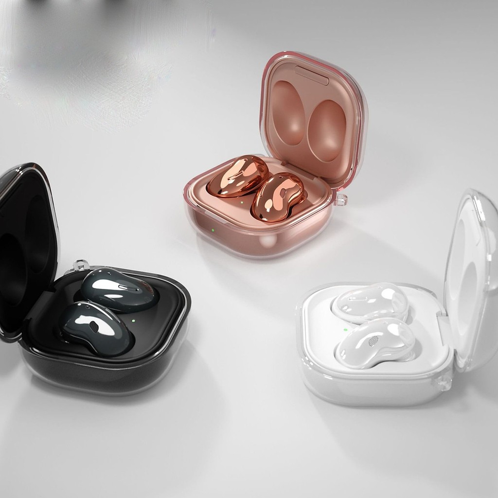 Ốp dẻo trong suốt cho tai nghe Galaxy Buds Live / Buds Pro/Buds 2/ Buds2 Pro TPU kèm móc treo