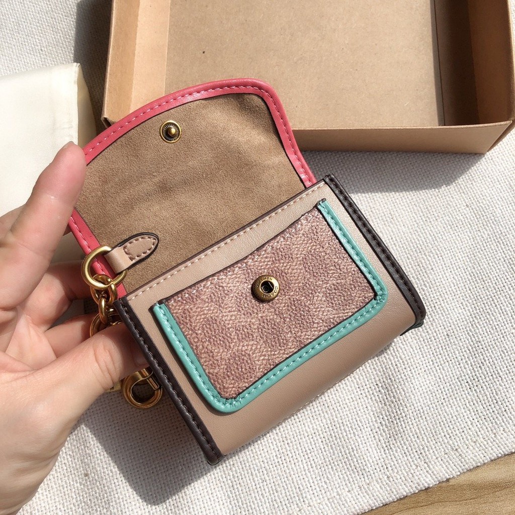 COACH Ví Đựng Tiền Xu Nhỏ Xinh Cho Nữ F89409