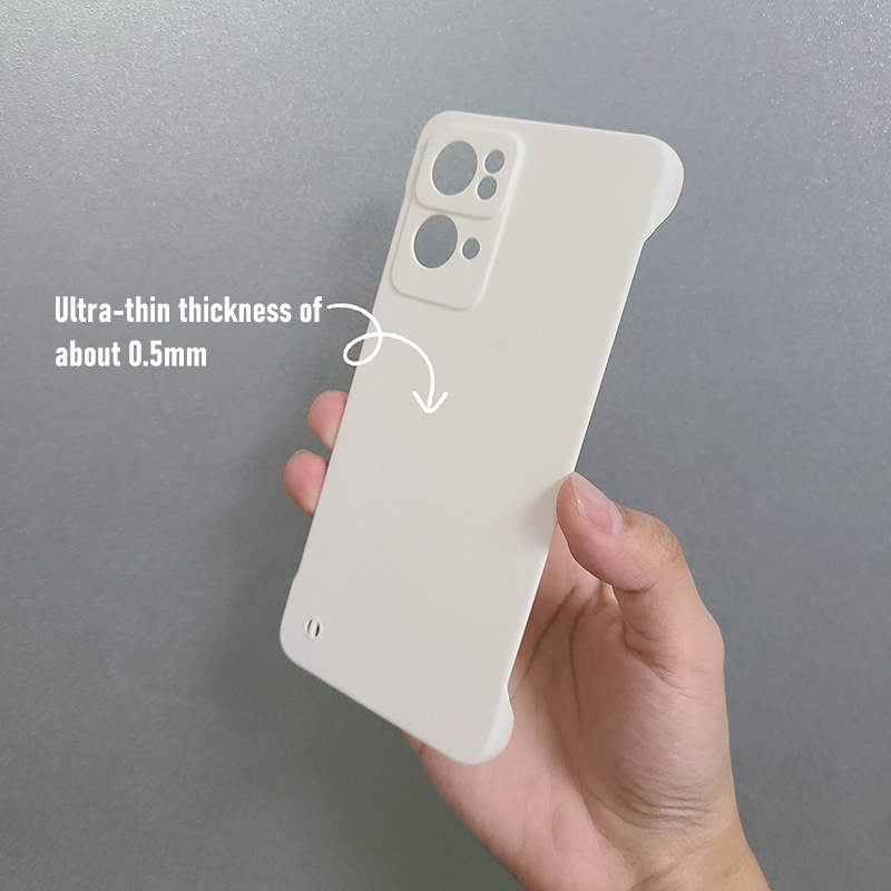 Ốp Điện Thoại PC Cứng Không Viền Khung Dành Cho OPPO Reno Reno7 7 7Z Z Pro
