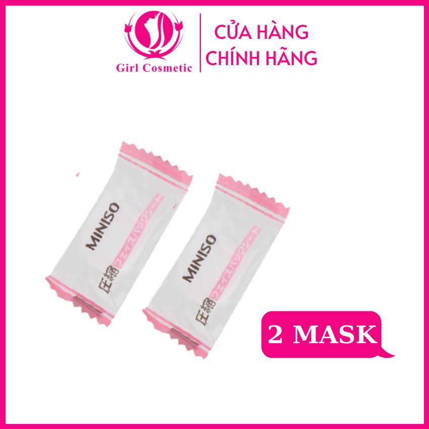2 Viên Mặt Nạ Nén Miniso