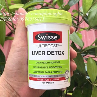 VIÊN UỐNG THẢI ĐỘC GAN SWISSE LIVER DETOX 60/120/200 viên (Úc)