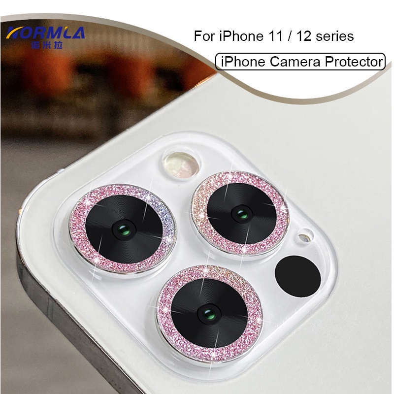 Bộ 3 Miếng Dán Bảo Vệ Ống Kính Máy Ảnh Cho iPhone 14 pro max 13 pro max 12 pro max 12 pro 12 mini 11 pro max 11 pro