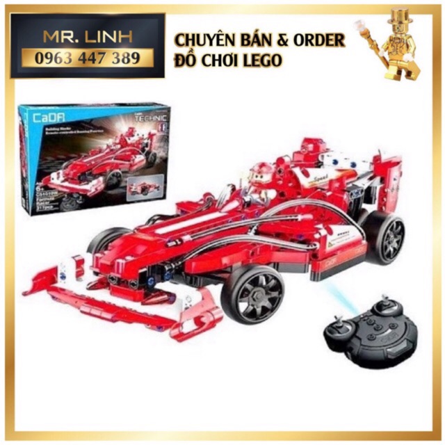 Cada 51010 ( Xếp hình Xe Đua Công Thức F1 Điều Khiển Từ Xa 317 mảnh )