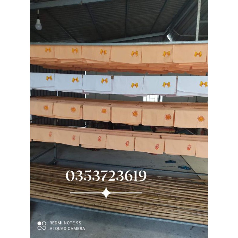 Khăn mầm non cotton in 50 hình khác nhau mềm mịn