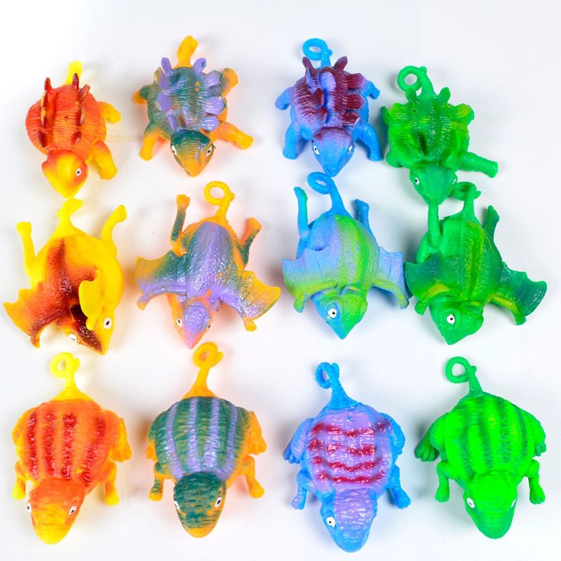 Set 4 Bong Bóng Hình Khủng Long Giúp Giảm Căng Thẳng