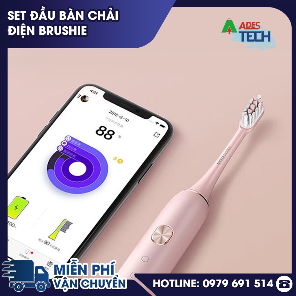 Set Đầu Bàn Chải Điện Brushie