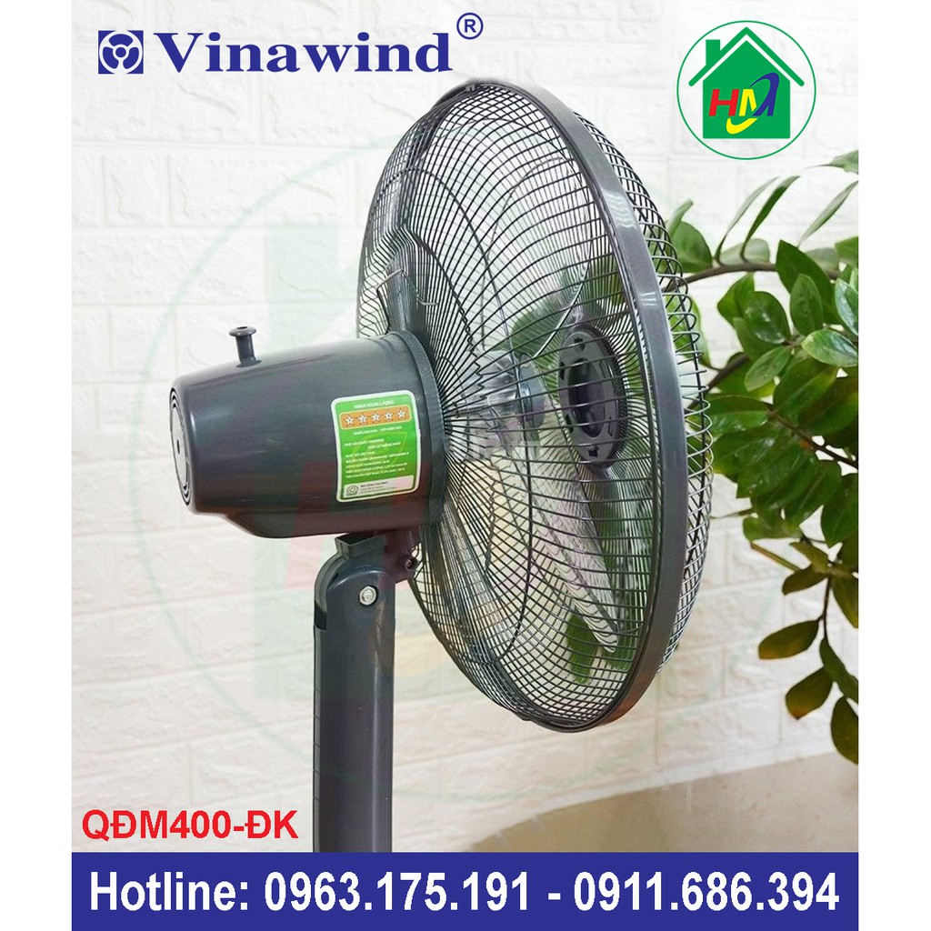 [Mã ELMS5 giảm 7% đơn 300K] Quạt Đứng Lửng Vinawind QĐM400-ĐK