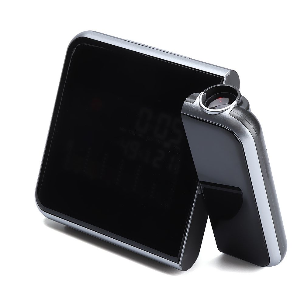 Đồng hồ báo thức chiếu đèn chiếu nhiều màu dùng trang trí phòng ngủ