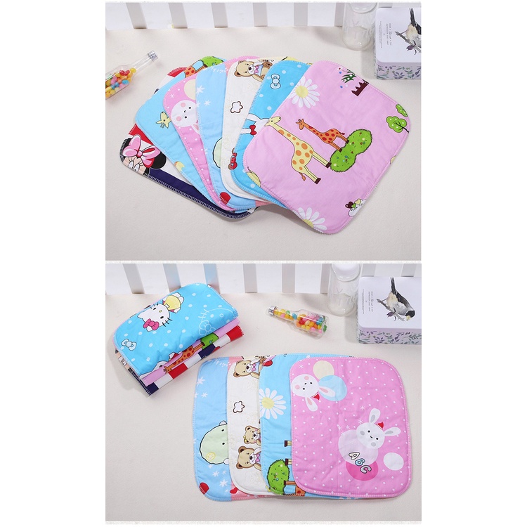 Thảm lót AMILA cotton thoáng khí chống thấm nước chống rò rỉ dành cho bé