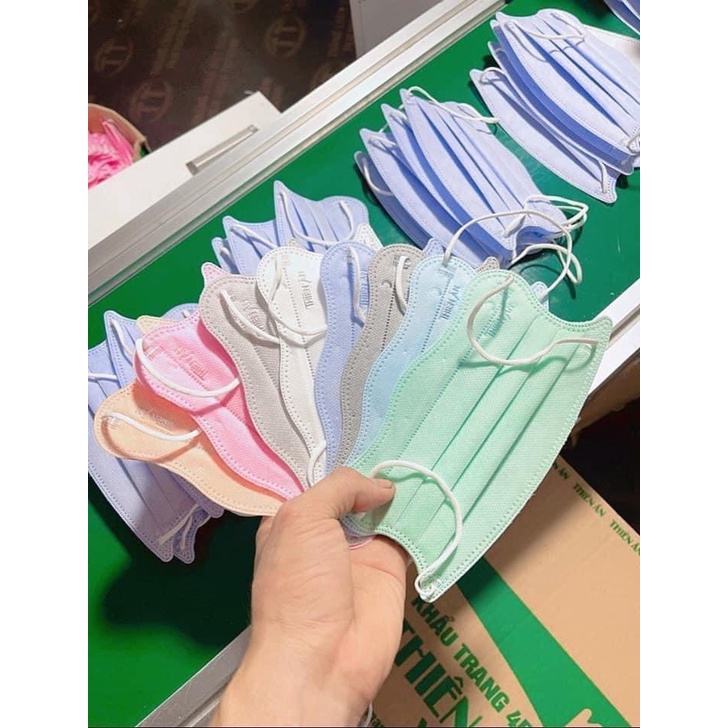 FULL THÙNG 300 CÁI = 30 TÚI KHẨU TRANG KINGKUA CUA 4D MASK CHẤT LƯỢNG CAO