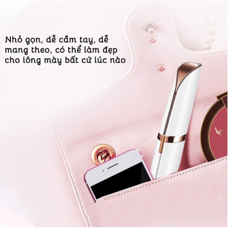 Bút Tỉa Lông Mày Mini Bỏ Túi Cao Cấp - Dụng Cụ Tẩy Lông Mày Mini Tự Động - Bảo Hành 12 Tháng