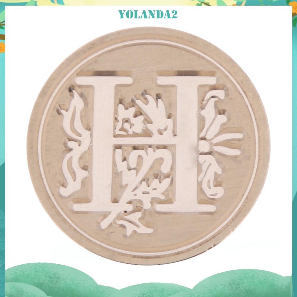 Con Dấu In Hình Hoa Và Chữ F-N Phong Cách Retro Độc Đáo