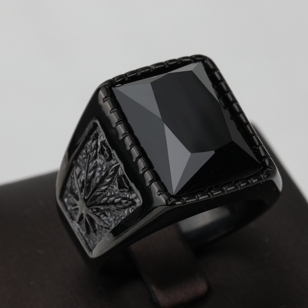 Nhẫn nam nữ tròn Loki Accesories màu bạc thời trang chất Titan đẹp đơn giản không gỉ - Nhẫn Cuba