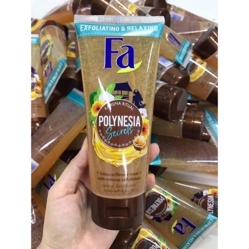 Sữa tắm tẩy da chết Fa Polynesia 200ml - Shop Mecici