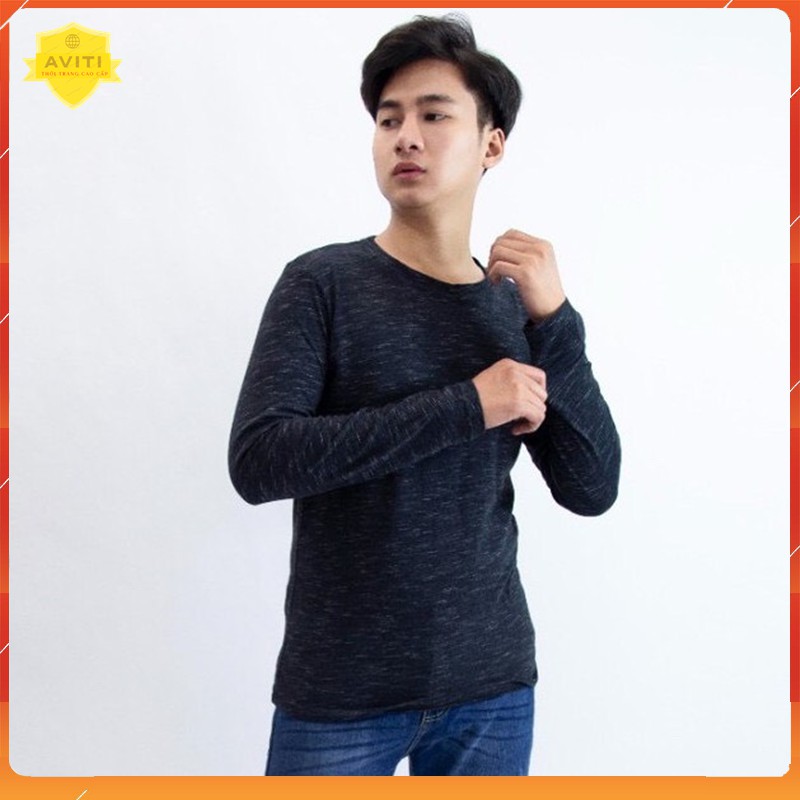Áo thun nam dài tay AVITI hàng xuất dư AT54