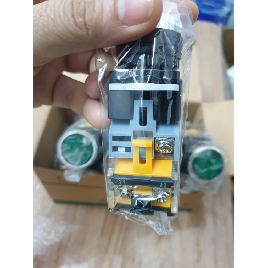 Nút nhấn tự giữ có đèn LA38- LA38
