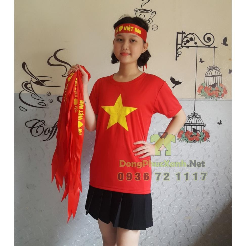 Áo thun cờ Việt Nam Áo Cờ Đỏ Sao Vàng Chất ĐẸP 😍
